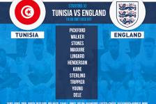 England team v Tunisia in group G World Cup 2018