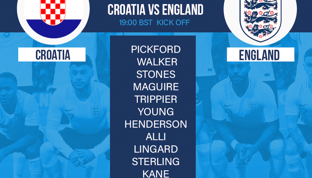 Croatia v England World Cup semi-final