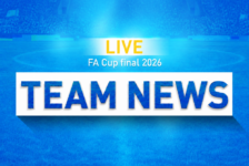 Chelsea vs Manchester City teams confirmed for the FA Cup final at Wembley