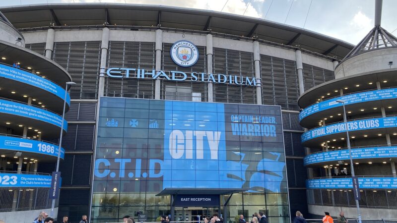 Etihad Stadium, home of Manchester City