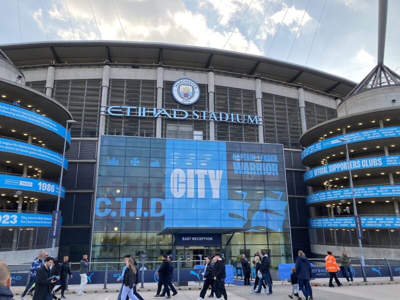 Etihad Stadium, home of Manchester City