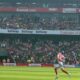 Declan Rice in action for Arsenal during the 2024 Emirates Cup