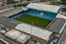 Aerial view of Elland Road ahead of Leeds United vs Manchester United in the Premier League.