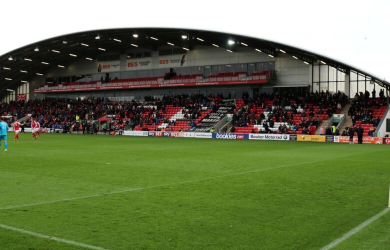 Highbury Stadium, home of Fleetwood Town, where Arsenal suffered a historic Carabao Cup defeat.